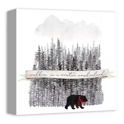 Hot Walking in a Winter Wonderland Canvas Art Print Christmas Art & Wall Decor