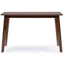 Kirklands Home Dining Sets|Walnut and Black Mid-Century 5-pc. Dining Set