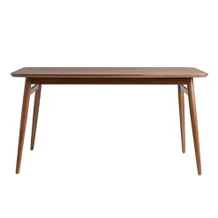 Kirklands Home Dining Tables|Walnut Ash Wood Mid-Century Modern Dining Table Brown