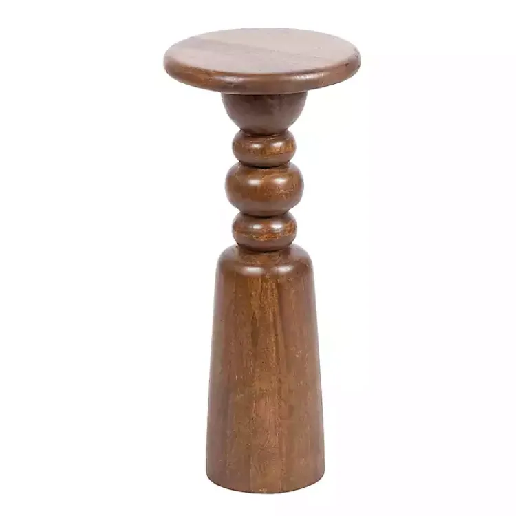 Kirklands Home Accent & End Tables|Walnut Tirollo Accent Table Brown