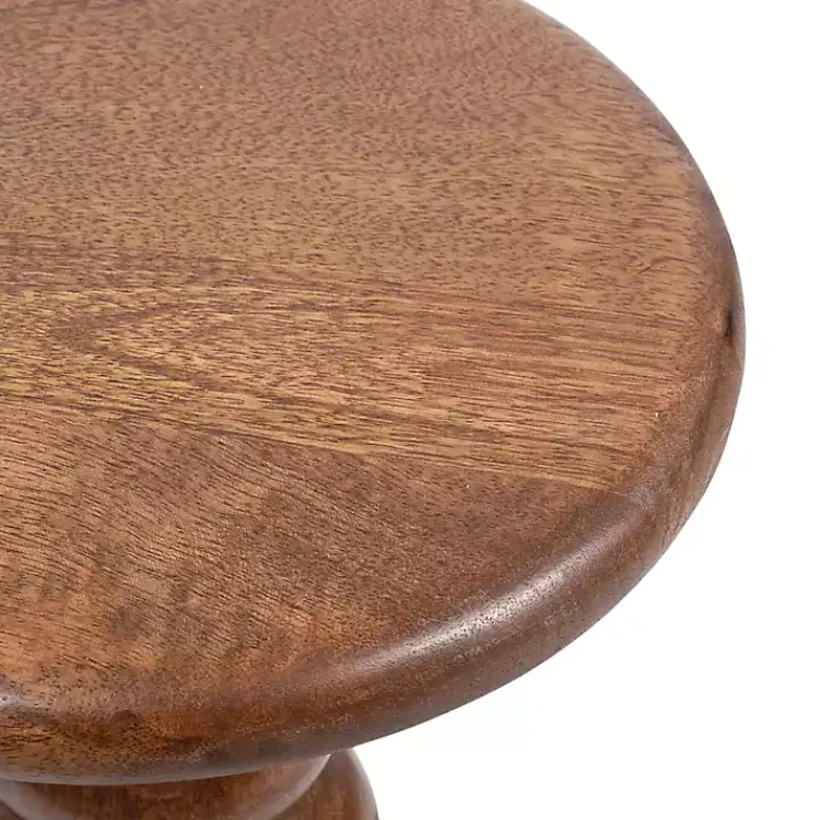 Kirklands Home Accent & End Tables|Walnut Tirollo Accent Table Brown