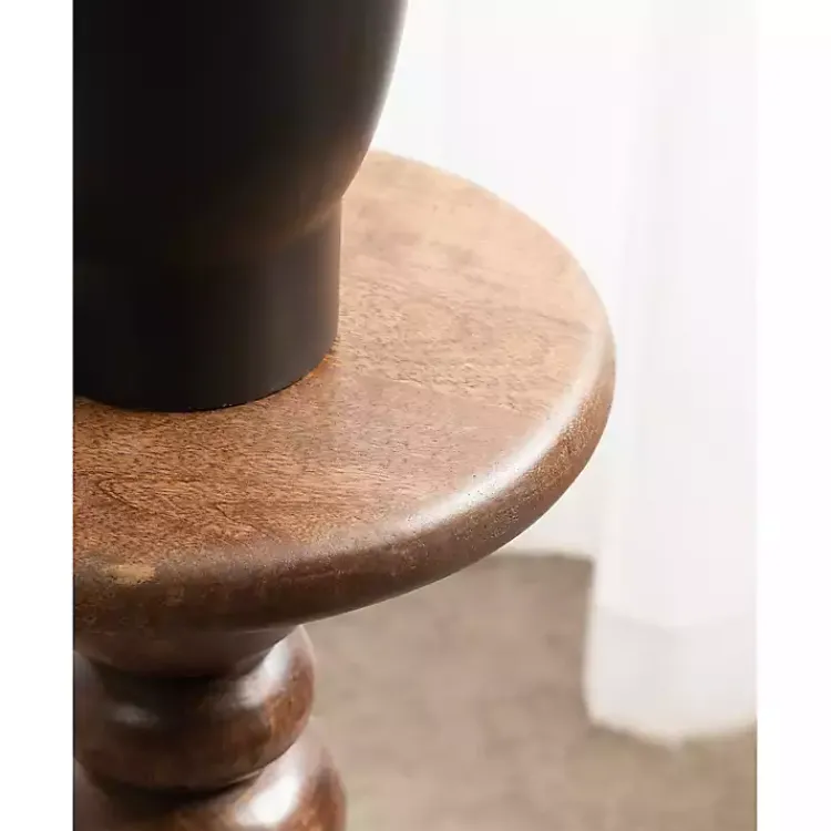 Kirklands Home Accent & End Tables|Walnut Tirollo Accent Table Brown