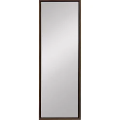 Kirklands Home Decorative Mirrors|Walnut Evans Wood Panel Wall Mirror