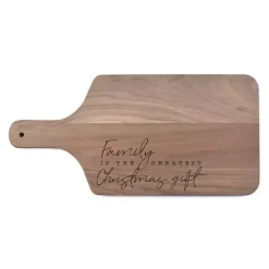 Clearance Walnut Family is the Greatest Gift Cutting Board Christmas Dining & Entertaining