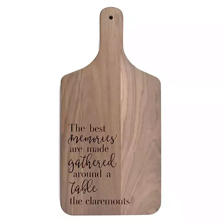 Hot Walnut Personalized Best Memories Cutting Board Fall