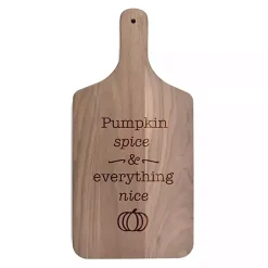 Kirklands Home Serving & Entertaining|Walnut Pumpkin Spice Everything Nice Cutting Board Brown