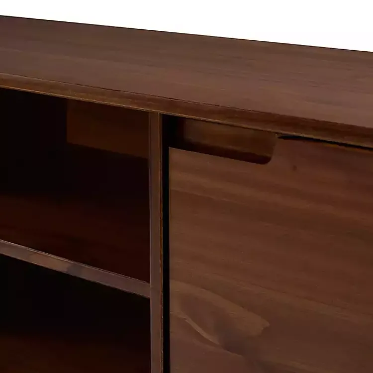 Kirklands Home Tv Stands & Media Consoles|Walnut Solid Wood TV Console Brown