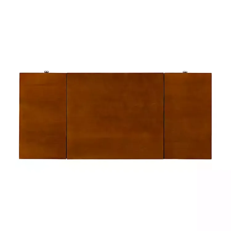 Kirklands Home Dressers & Chests|Walnut Viola Flip-Top 2-pc. Vanity Set Brown