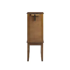 Kirklands Home Dressers & Chests|Walnut Wood 5-Drawer Zinnia Jewelry Armoire Brown