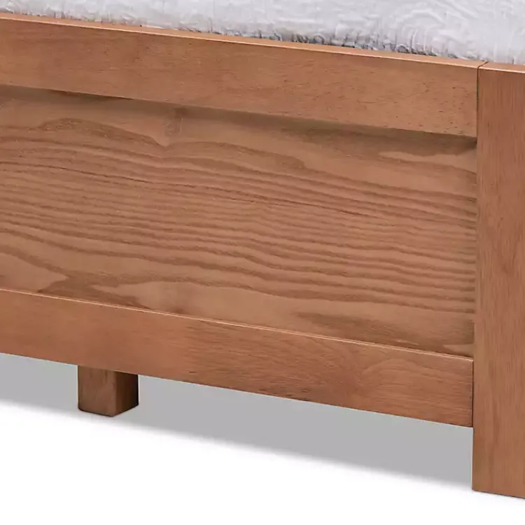 Kirklands Home Beds & Headboards|Walnut Wooden 3-Drawer Platform Bed Brown