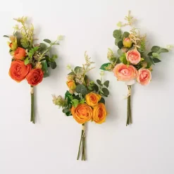 Discount Warm Ranunculus Bouquets, Set of 3 Stems & Bouquets