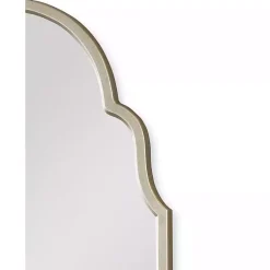 Kirklands Home Decorative Mirrors|Warm Silver Arched Wall Mirror