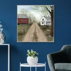 Kirklands Home Canvas Art|Warm Spring Day Framed Canvas Art Print Green