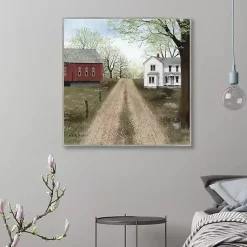 Kirklands Home Canvas Art|Warm Spring Day Framed Canvas Art Print Green