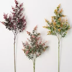 Hot Warm Toned Eucalyptus Stems, Set of 3 Stems & Bouquets