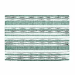 Kirklands Home Table Linens|Warner Emerald Stripe Placemats, Set of 6