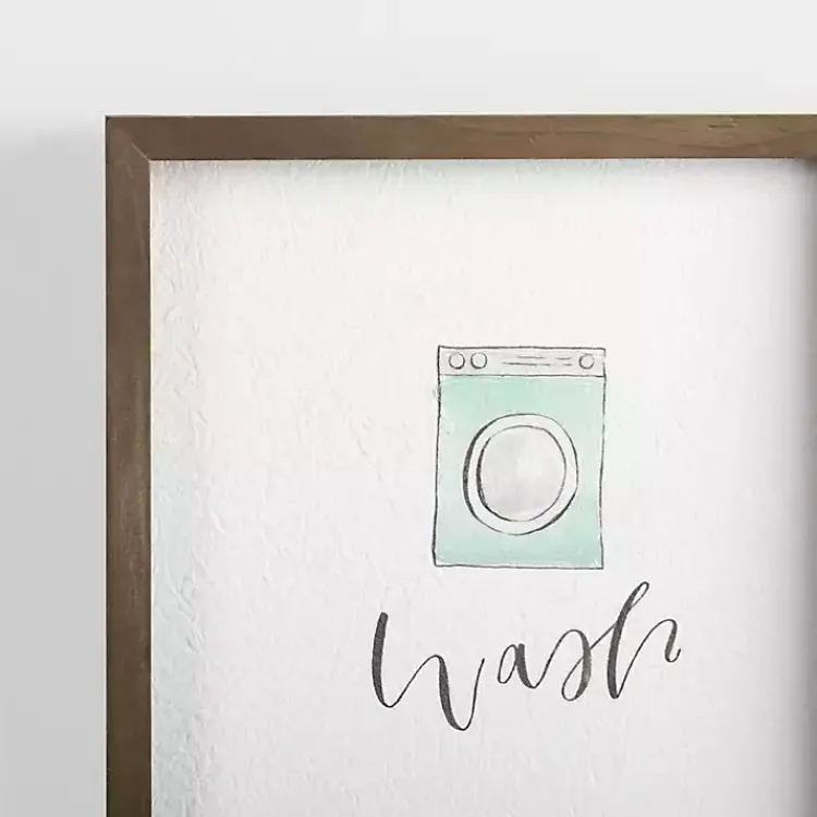 Kirklands Home Wall Plaques|Wash Dry Fold Wall Plaques, Set of 4