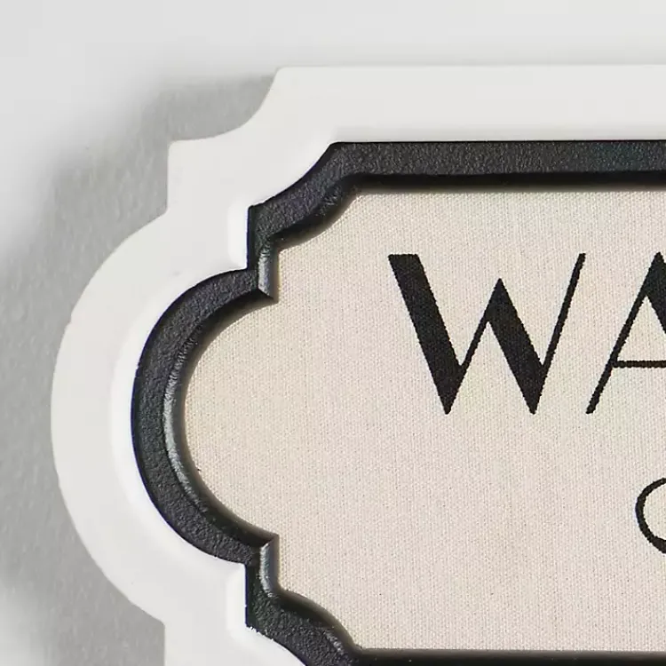Kirklands Home Wall Quotes & Signs|Wash Your Cares Away Wall Plaque