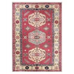 Kirklands Home Area Rugs|Washable Shary Coral Area Rug, 5x7 Pink