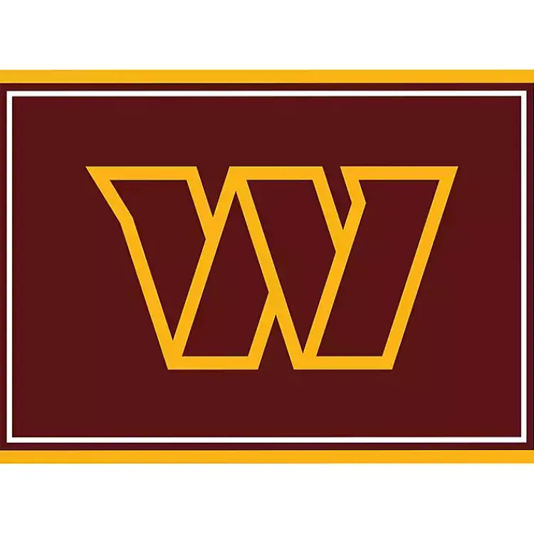Kirklands Home Area Rugs|Washington Commanders Area Rug, 3x4 Red