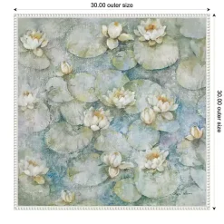 Kirklands Home Canvas Art|Water Lilies Framed Canvas Art Print