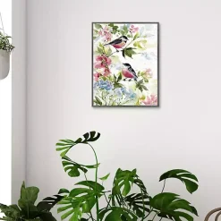 Kirklands Home Canvas Art|Watercolor Birds I Framed Canvas Art Print