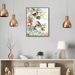 Kirklands Home Canvas Art|Watercolor Birds I Framed Canvas Art Print