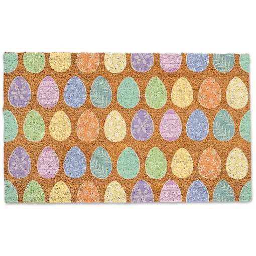 Sale Watercolor Eggs Doormat Easter Decorations