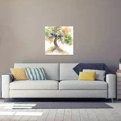 Kirklands Home Canvas Art|Watercolor Tree Of Life Canvas Art Print