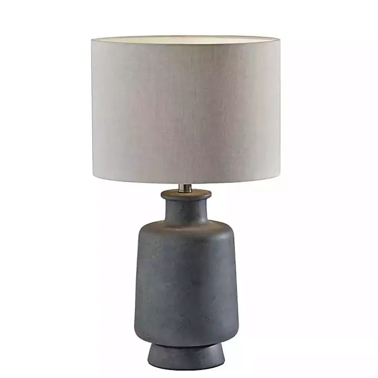 Kirklands Home Table Lamps|Weathered Stone Jug Table Lamp Tan
