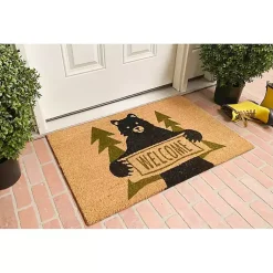 Kirklands Home Doormats|Welcome Bear Doormat