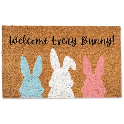 New Welcome Every Bunny Doormat Easter Decorations
