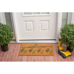 Kirklands Home Doormats|Welcome Fern Doormat