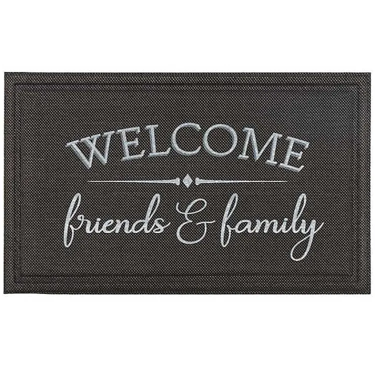 Kirklands Home Doormats|Welcome Friends and Family Doormat