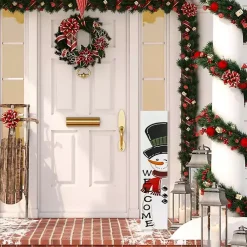 Hot Welcome Snowman Christmas Porch Board Outdoor Christmas Decorations