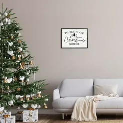Discount Welcome to Our Christmas Farmhouse Wall Plaque Christmas Art & Wall Decor