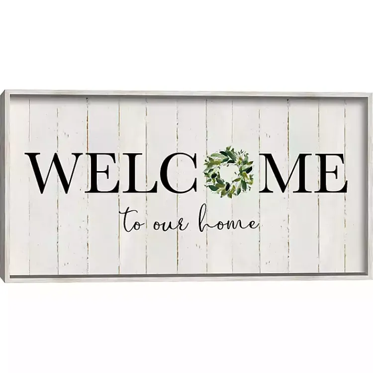 Kirklands Home Wall Quotes & Signs|Welcome To Our Home Wreath Wall Plaque