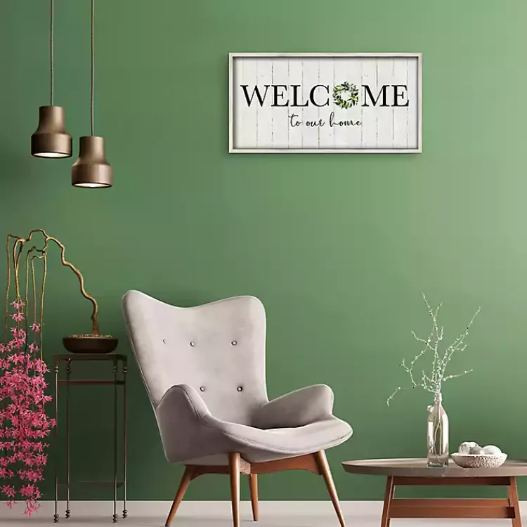 Kirklands Home Wall Quotes & Signs|Welcome To Our Home Wreath Wall Plaque