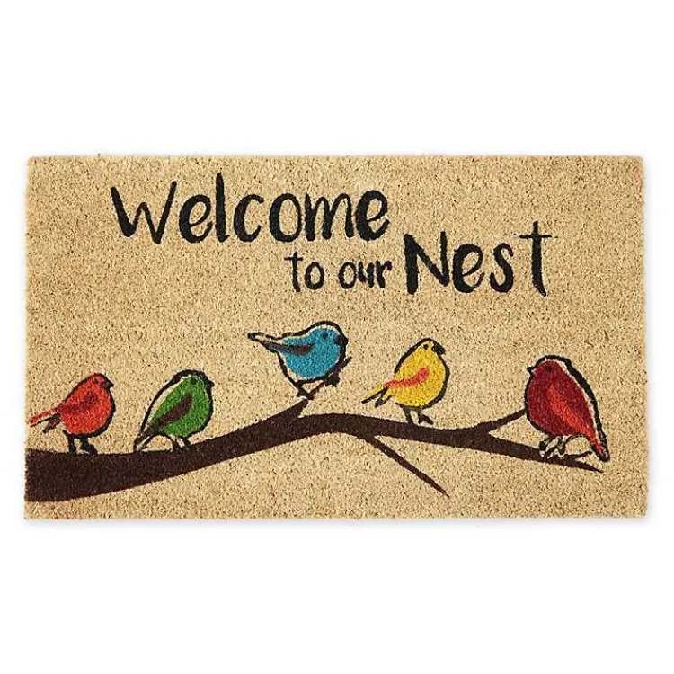 Kirklands Home Doormats|Welcome to Our Nest Coir Doormat