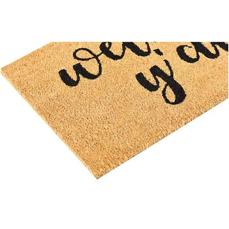 Kirklands Home Doormats|Welcome Y'all Coir Doormat