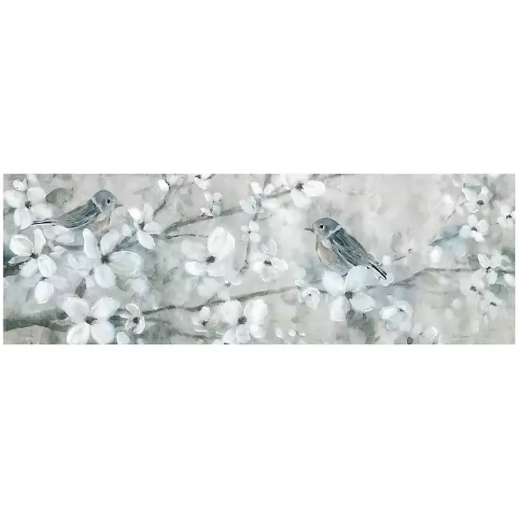 Kirklands Home Canvas Art|Welcoming Blossom Giclee Canvas Art Print Blue