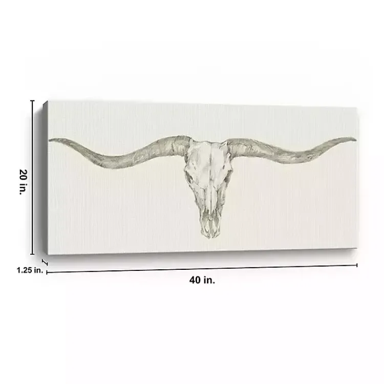 Kirklands Home Canvas Art|Western Skull Mount III Giclee Art Print