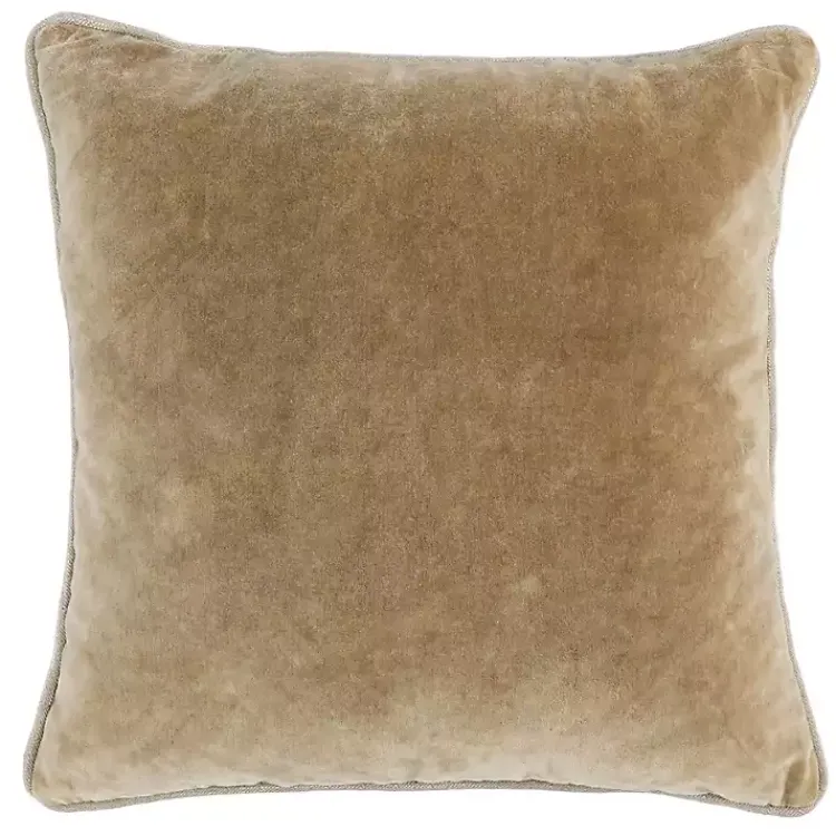 Hot Wheat Heirloom Velvet Pillow Pillows