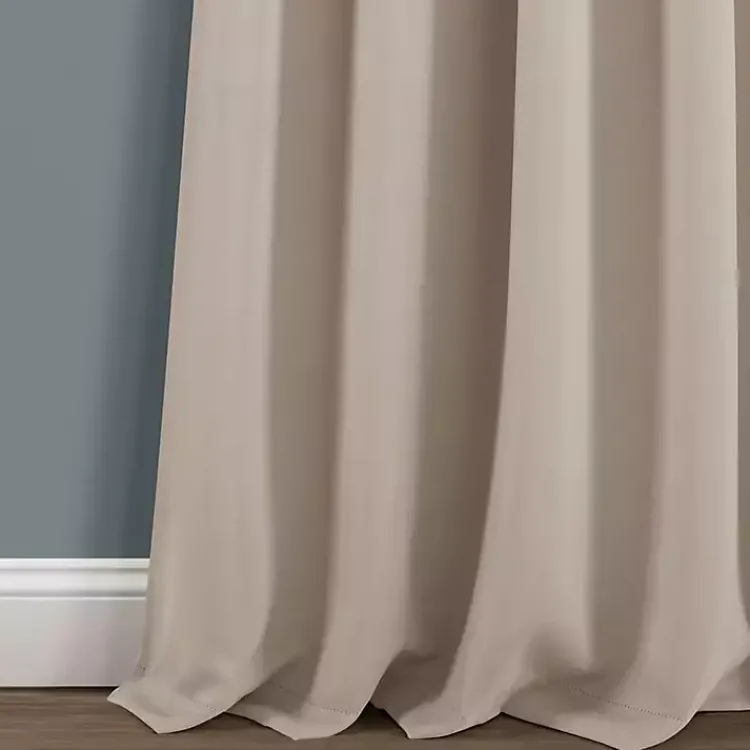 Kirklands Home Curtains & Drapes|Wheat Knotted Curtain Panel Set, 84 in. Tan
