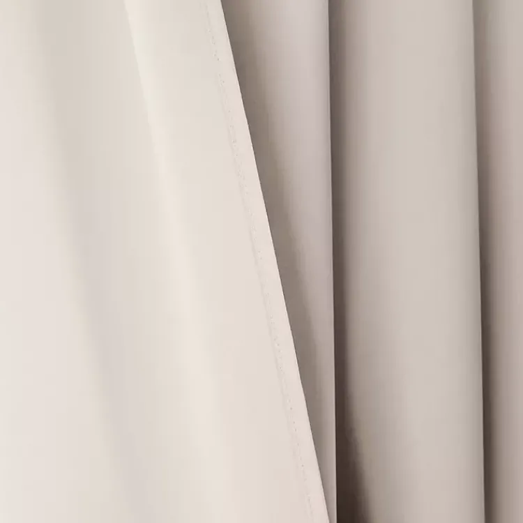 Kirklands Home Curtains & Drapes|Wheat Knotted Curtain Panel Set, 84 in. Tan