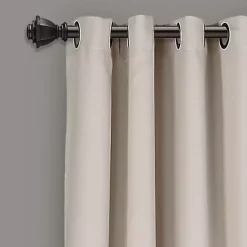 Kirklands Home Curtains & Drapes|Wheat Lush Insulated Curtain Panel Set, 84 in. Brown