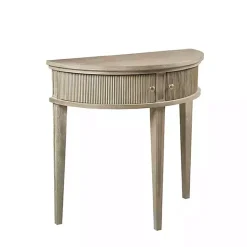 Kirklands Home Console Tables|Wheat Reclaimed Wood Fluted Console Table