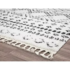 Kirklands Home Area Rugs|Whisper White Moon Accent Rug, 2x8