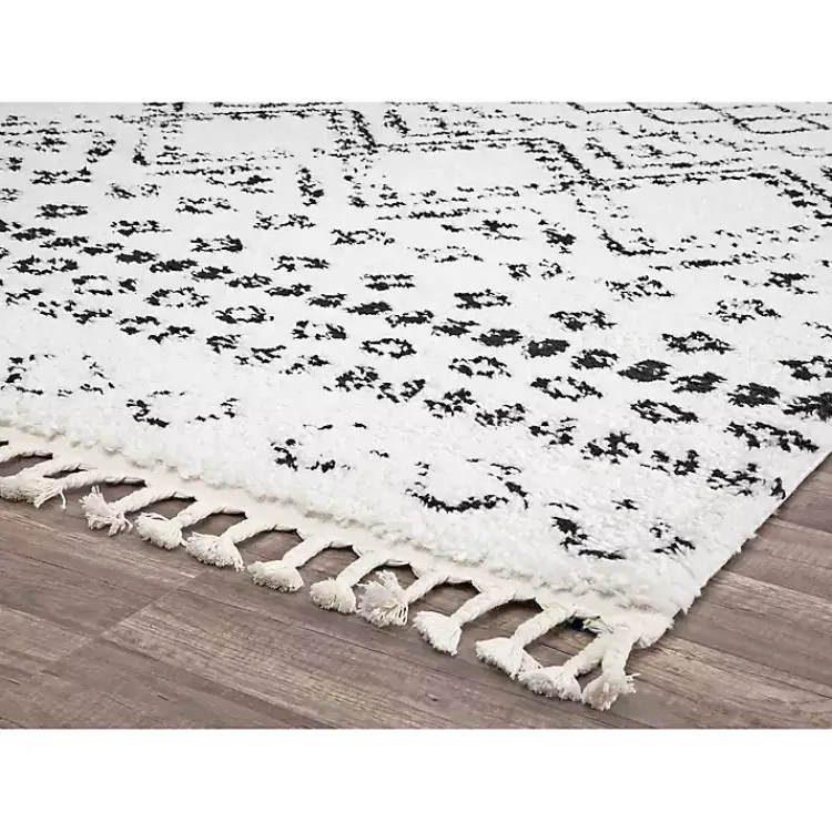 Kirklands Home Area Rugs|Whisper White Moon Accent Rug, 2x8