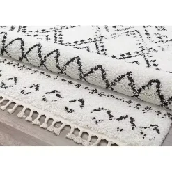 Kirklands Home Area Rugs|Whisper White Moon Accent Rug, 2x8